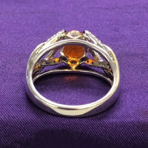 Rare Victoria Wieck Mexican Fire opal Ring - Picture 7 of 7